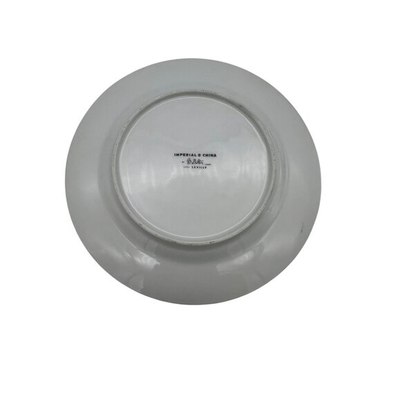 3 Imperial China Seville 5303 Bread and Butter Plates Blue Floral 6.5" - Picture 8 of 8